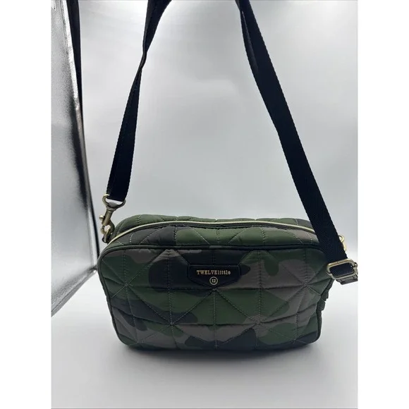 TWELVElittle Diaper Clutch Crossbody Diaperbag with Changing Pad Camo - Picture 3 of 15